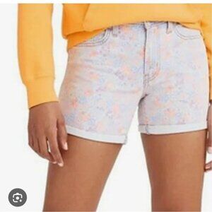 LEVI'S | MID LENGTH Jean SHORTS CAITLYN FLORAL Sz 24